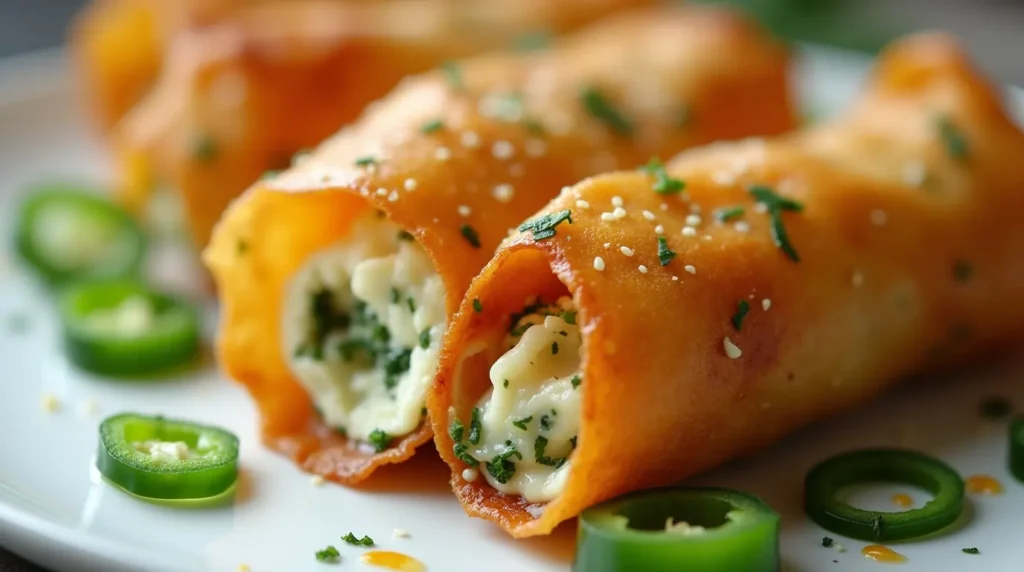 Egg Roll Wrapper Goat Cheese Jalapeno Recipe