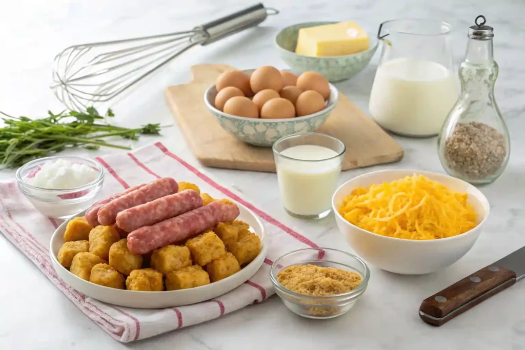 Tater Tot Breakfast Casserole